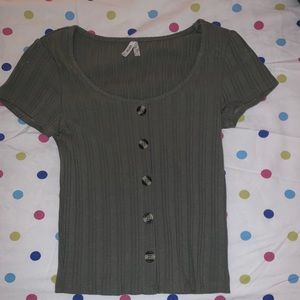 MUDD Button Down Top